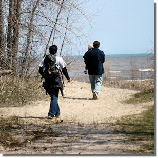 Walking to the Shore