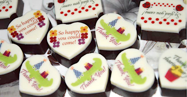 Printed Chocolates for Parties