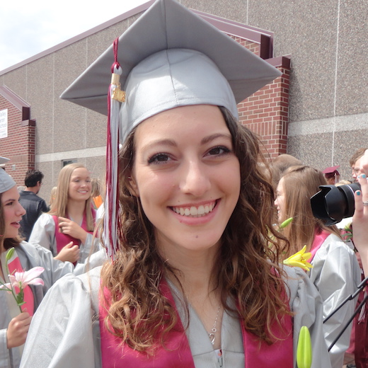 Graduation - Angel Face in Mortar Board