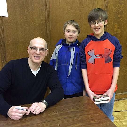 Meeting Gordon Korman - My Happy Crazy Life